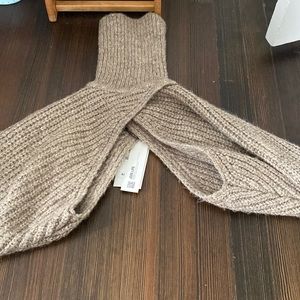 Zara Knit Arm Warmer Wrap Sweater